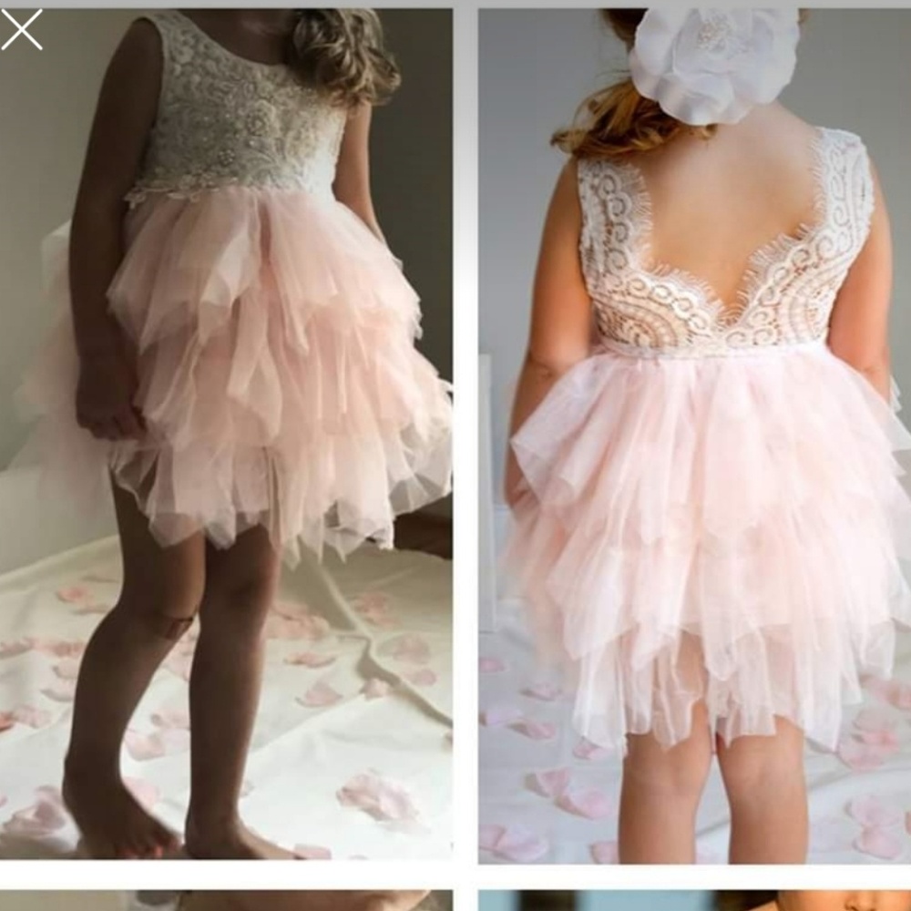 6-12 month Blush Tutu Dress